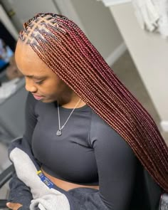 Small Box Braids Hairstyles, Black Hair Protective Styles, Small Knotless, Small Box Braids, Braids Styling, Braids Knotless, Hair Protective Styles, Knotless Box Braids, Big Box Braids Hairstyles