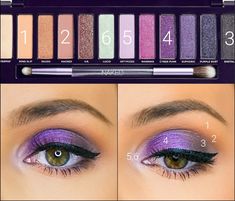 Urban Decay Ultraviolet Looks, Eyeshadow Paint, Girl Wishlist, Crazy Eye Makeup, Shadow Ideas, Makeup Favs, Eye Ideas, Urban Decay Eyeshadow Palette