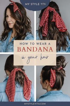 Ways To Wear Bandanas, Braid Guide, How To Wear Bandana, How To Tie Bandana, Hairstyle Shorthair, Simple Ponytails, Fun Hair