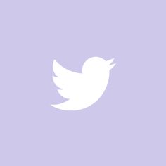 a white twitter logo on a purple background