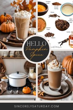 pumpkin spice and coffee recipe for fall