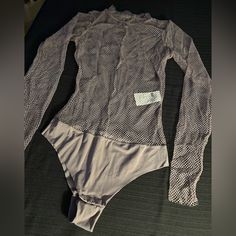 H&M Matte Mauve Mesh Bodysuit Nwot Size Xs Full Sheer Mesh Upper Body With Opaque Bottom. Bikini Bottom With Cotton Liner And 3 Snap Closure. Small Mock Neck Top With Keyhole Opening And One Button Neck Closure. Excellent Condition. No Rips Or Stains Questions? Leave A Comment Below! Fitted H&m Bodysuit For Summer, H&m Fitted Swimwear For Spring, Mesh Bodysuit, Mock Neck Top, Upper Body, Snap Closure, Mock Neck, H&m, Womens Tops