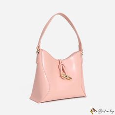 Bird in Bag - Large capacity bags bucket bag women's bags new fashion women's bags handbag single shoulder bag crossbody bag tide Pink Large Capacity Bucket Bag With Top Handle, Elegant Pink Large Capacity Bucket Bag, Elegant Pink Bucket Bag With Large Capacity, Pink Large Capacity Baguette Bag, Daily Use Baguette Bag With Single Handle, Pink Bucket Bag For Shopping, Pink Bucket Shoulder Bag For Daily Use, Pink Bucket Shape Shoulder Bag For Daily Use, Single Handle Bucket Bag For Shopping