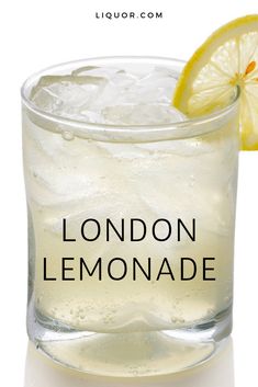 london lemonade in a glass with ice