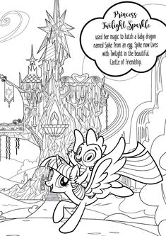 an image of a cartoon character in front of a castle with a princess on it