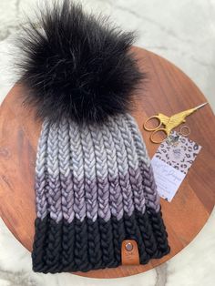 "This 100% merino wool hat has a slouchy fitting style and is one size fits most.  Can be hand washed in cold water and laid flat to dry. If your hat ever gets too fuzzy from lots of winter use, feel free to use a fabric shaver to tidy it up again. Natural fibers need a little trim up every year or two depending on use, just like your favorite sweaters! Fabric shavers are available at most major retailers and are inexpensive.  This hat automatically ships without a pom unless Pom option is chosen at checkout. Remove Pom prior to washing if you've purchased the Pom option. Once dry, you can easily secure again using the included Pom Button.  Only ethically sourced Merino wool is used. What makes it ethically sourced? I only use yarn brands that are guaranteed mulesing-free, ensuring that no Merino Wool Beanie Hat, Merino Wool Hat For Cold Weather, Merino Wool Beanie Hat One Size, Handmade One Size Hats For Fall, Handmade Fall Hats One Size, Handmade One-size Fall Hats, Winter Merino Wool Hat One Size, Handmade Beanie For Fall, Handmade Hats For Fall, One Size Fits Most