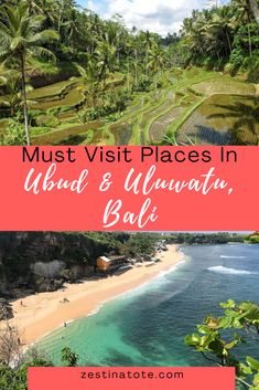 bali and ubun with text overlay that reads must visit places in ubun & ubun, bali