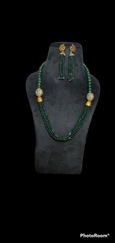 Green Beads Long Victorian Necklace/ Indian Jewelry/ Indian Wedding Necklace / Indian Long Necklace / Bollywood Jewelry / Sabyasachi Jewelry Stunning Victorian long necklace, handcrafted for the fashion-forward individual. This eye-catching piece features a unique oxidized finish, adding a touch of vintage charm to your outfit. The necklace is designed with meticulous attention to detail, showcasing intricate patterns and textures that make it truly one-of-a-kind. Its longer length allows for ve Indian Wedding Necklace, Indian Long Necklace, Jewelry Indian Wedding, Sabyasachi Jewelry, Sabyasachi Jewellery, Victorian Necklace, Necklace Indian, Bollywood Jewelry, Green Beads