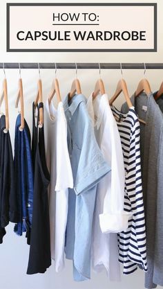 97+ Amazing Home Organization Ideas (and Life Hacks) Closet With Clothes, Clothes Room, Organize Closet, Save Closet Space, Create A Capsule Wardrobe, Wardrobe Organization, Project 333, Organize Your Closet, Home Organization Ideas