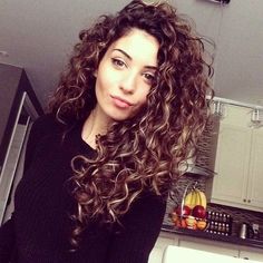 1000+ ideas about Big Curl Perm on Pinterest | Long Permed ... Peekaboo Highlights, Haircuts For Curly Hair, Afro Hair, Short Curly Hair, Hair Envy, Long Curly Hair