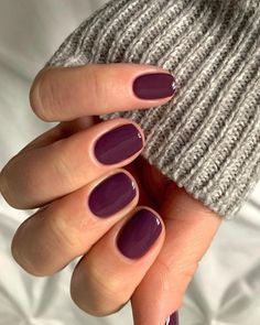 Plum Nails, Kutek Disney, Nagellack Trends, January Nails, Smink Inspiration, Casual Nails, Makijaż Smokey Eye, Neutral Nails, Dipped Nails