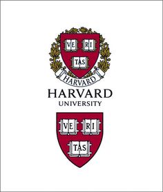 harvard university logo on a white background