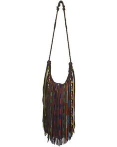 Genuine leather. Crossbody strap. Zipper closure. Fringe accents. Beaded accents. Interior zipper pocket. Boho Leather Purse, Leather Fringe Purse, Black Rucksack, Leather Fringe Bag, Boot Barn, Western Purses, Rucksack Backpack, Fringe Bags, Boho Leather