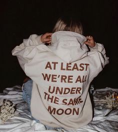 Oversized Hoodie Aesthetic, Moon Hoodie, Under The Same Moon, Hoodie Aesthetic, Aesthetic Hoodie, Hoodie Oversize, Oversized Hoodie, Cool Sweaters, Casual Hoodie