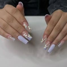 Ximena Quintanilla on Instagram: "Im in love🤍" Spring Nail Ideas, April Nails, Manicure Nail Designs, Cute Acrylic Nail Designs, Pretty Nail Art Designs, Nail Tattoo, Pink Nail Designs, Acrylic Nails Coffin Short, Short Acrylic Nails Designs