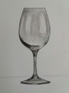 Wine Glass Drawing, Geometric Shapes Drawing, Pencil Sketch Portrait, Shading Drawing, Boho Art Drawings, Nature Art Drawings, 3d Art Drawing, Art Painting Tools, Object Drawing