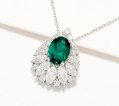 Spot-on sparkle -- you so deserve it! Mark any personal milestone -- and make any 'fit instantly more fab -- with this fiery 14K white gold Fire Light and Ethos collab.  From Fire Light Lab Grown Diamond Jewelry x Ethos. Qvc Jewelry, Emerald Pendant, Duffel Bag Travel, Pendant Rings, Ankle Bracelets, Necklace Sizes, Spring Rings, Lab Grown, Lab Grown Diamonds