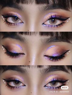 Mekap Mata, New Year's Makeup, Cute Eye Makeup, Inspiration Tattoos, Ethereal Makeup, Eye Makeup Designs