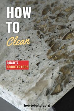 how to clean quartz countertops