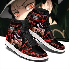 Introducing Air Jordan 1 Sneakers from AnimeStar3 Store ? the perfect blend of anime-inspired design and high-performance features tailored for the discerning anime fan! The Air Jordan 1 Sneakers boast captivating artwork inspired by your favorite characters and stories, making them an essential addition to any anime enthusiast’s collection. These shoes are meticulously crafted for [...] Naruto Sneakers, Akatsuki Orochimaru, Lord Muzan, Statement Highlights, Orochimaru Naruto, High Top Air Jordans, Jordan Custom, Tenis Air Force, Naruto Shoes