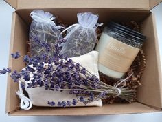 Lavender Gift Basket, Spa Kits and Gifts, Relaxing Gift for Her, Vanilla Candle, Valentine's Day Gift, Housewarming Gift, Hygge Cozy Gift  This gift set is the perfect gift for your loved ones, offering them a chance to relax and recharge their mind and body! It's the perfect gift for Christmas, Valentine's Day, bridesmaid gift, housewarming gift, self care gift, among many other occasions:) The lavender was naturally and organically grown and harvested by my husband and I here in Connecticut, f Lavander Candle, Lavender Gift Basket, Lavender Petals, Vanilla Scented Candles, Lavender Gifts, Vanilla Candle, Vanilla Essential Oil, Relaxation Gifts, Lavender Plant