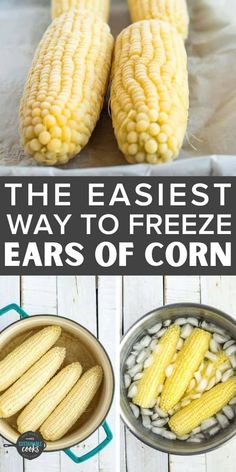 the best way to freeze corn on the cob