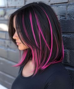 Fine Hair Styles, Exotic Hair Color, Pink Goddess, Pink Bob, Pink Hair Color Ideas, Rocker Hair, Fine Hair Styles For Women, Halloween Hairstyles, Pink Hair Color