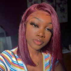 Bob Straight Lace Front Wigs-Vshow Hair Online Shop – VSHOW HAIR Red Ginger Hair, Dolly Parton Wigs, Burgundy Bob, Red Weave Hairstyles, Grey Hair Extensions, 16 Inch Hair, Wigs Bob, Straight Bob Hairstyles, Bob Straight