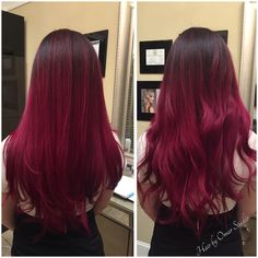 Black Hair With Pink Balayage, Magenta Balayage, Hot Pink Balayage, Dark Pink Balayage, Hot Pink Highlights In Brown Hair, Pink Balayage, Magenta Hair, Hair Color Streaks, Lavender Hair