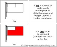 four different types of flags are shown in the diagram below, which one is red?