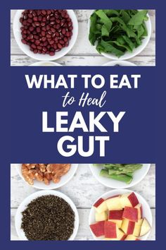 Cure your leaky gut symptoms with this guide to the right foods to help repair your gut health now Gut Diet, Leaky Gut Diet, Heal Leaky Gut, Best Fat Burning Foods, Leaky Gut, Foods To Avoid