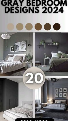 Layered Bedding, Grey Bedroom Design, Gray Bedroom