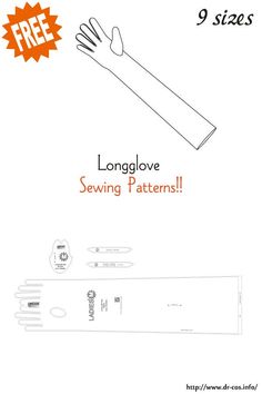 the longlove sewing pattern is shown with instructions for how to sew it