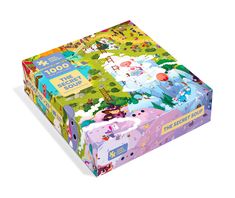 the children's puzzle box is full of colorful images