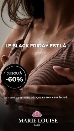 Jusqu’à -60% sur une sélection d’articles Marie Louise Paris et pleins de cadeaux 🎁 à partir du 14 Novembre 20H ⏰ On vous attend 💪 🏃🏼‍♂️Mais dépêchez-vous, la vente se termine dès que le stock est épuisé ! Black Friday, Canon, Lounge Wear, Yoga, Paris, Boutique, Movie Posters, Black, Film Posters