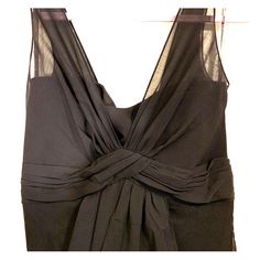 Elegant, Classy, Black Chiffon Formal Dress. Nwt (This Was An “Extra” Bridesmaid Dress. Beautiful And “Flowy” Chiffon Formal Dress, White By Vera Wang, Vera Wang Dresses, Vera Wang Dress, Black Chiffon, Dress Evening, Vera Wang, Dress Beautiful, Formal Dress