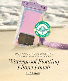 the waterproof floating phone pouch is now available