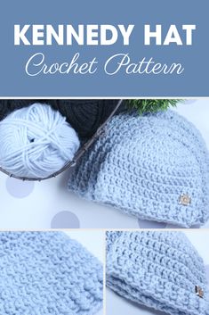 Crochet Double Crochet, Baby Hat Free Pattern, Baby Hat Patterns, Crochet Hat Free, Bonnet Crochet, Crochet Beanie Pattern