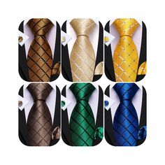 PRICES MAY VARY. 👔HIGH-QUALITY SILK👔-Fabric feel smooth,soft and comfortable.6 different styles, different colors, the same material of ties, pocket square, cufflink suit you can choose, and give a tie clip, different ties with different clothes, there is always a suitable for you! 👔SIZE-59 inches (150 cm) long and 3.35 inches (8.5 cm) wide. 👔DESIGN STYLE-Retro paisley style/Classic solid color style/Fashion plaid style/Stable stripe style/Vintage jacquard style/Polka dot style, six tie styl Polka Dot Style, Men Tie, Striped Wedding, Paisley Fashion, Silk Gifts, Polka Dots Fashion, Tie Styles, Neck Ties, Plaid Fashion