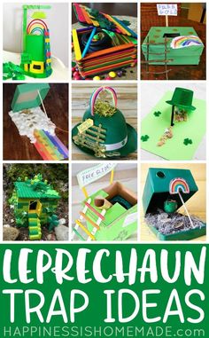 st patrick's day leprechaun trap ideas for kids to make and play