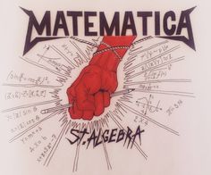 a drawing of a hand with the word matematica on it