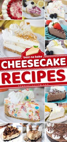 Best No-Bake Cheesecake Recipes, summer desserts, no bake desserts Easy No Bake Cheesecake Recipes, Unique Cheesecake Flavors, Summer Cheesecake Recipes, Bake Cheesecake Recipes, Unique Cheesecake Recipes, No Bake Cheesecake Recipes, Unique Cheesecake, Summer Cheesecake, Christmas Cheesecake Recipes