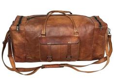 Jefferson Leather Briefcase Messenger – Montana Hudson Large Travel Bag, Holdall Bag, Leather Duffel Bag, Leather Weekender, Leather Duffel, Utility Bag, Sac Week End, Leather Duffle Bag