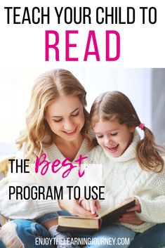 Teaching your child to read can be very rewarding and a lot of fun. Find out what program will give you the tools you need to develop a lifelong reader. Children Reading, Teaching Time, Reading At Home, Teaching Phonics, Teaching Children