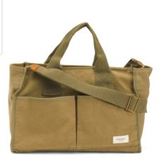 Brand New Tote. Khaki Green Color. Nwt. Soft Leather Purse, Brown Satchel, Soft Leather Bag, Black Satchel, Leather Satchel Bag, Satchel Tote, Black Leather Handbags, Satchel Purse, Large Bag