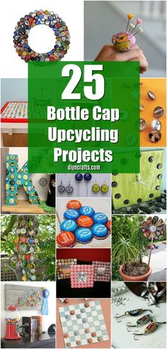 25 bottle cap upcycling projects