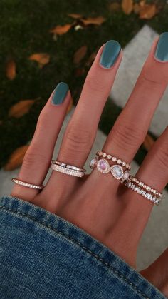 Luna Skye, Nail Color, 14kt Gold, Eternity Bands, Diamond Earrings Studs, Bling Bling, Cute Jewelry