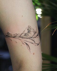 🌿⛰️ Husband Wife Tattoos, Watercolor Mountains Tattoo, Natur Tattoo Arm, Boss Tattoo, Athena Tattoo, Mountain Tattoo Simple, Wife Tattoo, Forest Tattoos, Tattoo Portfolio