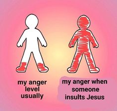 two stickers that say, my anger level is usually jesus and my anger level isn't