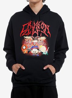 South Park Crimson Dawn Group Hoodie | Hot Topic Halloween Band Merch Hoodie, Band Merch Hoodie Sweatshirt For Fall, Winter Band Merch Hooded Sweatshirt, Winter Hooded Band Merch Sweatshirt, Halloween Cotton Hoodie With Adjustable Hood, Halloween Cotton Sweatshirt With Adjustable Hood, Cotton Halloween Hoodie With Adjustable Hood, Halloween Band Merch Hoodie With Drawstring Hood, Band Merch Hoodie With Drawstring Hood For Halloween